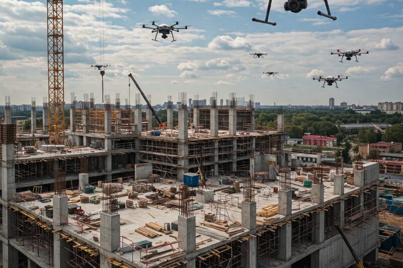 AI-Powered Site Monitoring with Drones : Skanska Project (USA)