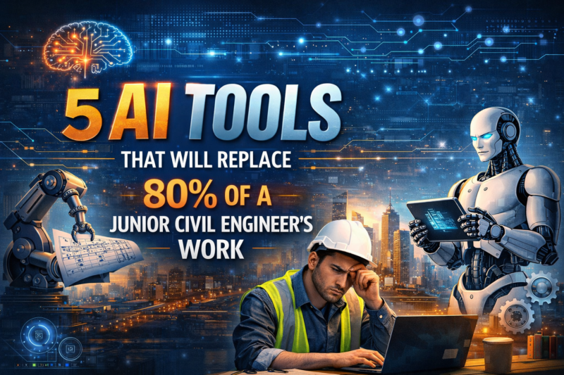 5 AI Tools That Will Replace 80% of a Junior Civil Engineer’s Work